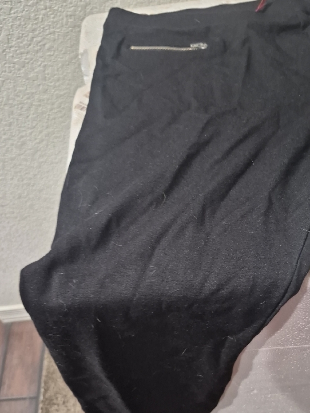 Catherines Black Pants with Hot Pink Brand Tag